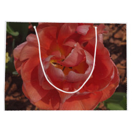 Bolsa De Regalo Grande flor roja