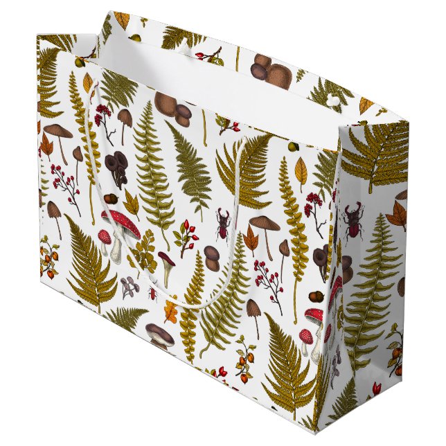 Bolsa De Regalo Grande Flora y fauna silvestres 2 (Angulo reverso)