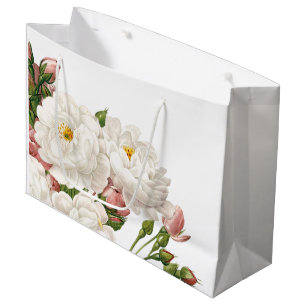 Bolsa De Regalo Grande Floral lindo, flores