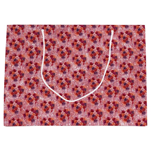 Bolsa De Regalo Grande Flores (Anverso)