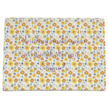 Flores amarillas con adorables patrones