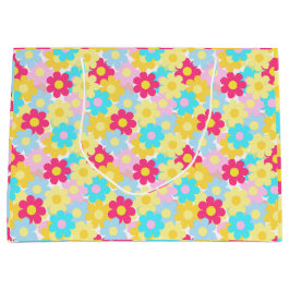 Bolsa De Regalo Grande Flores cortas