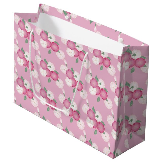 Bolsa De Regalo Grande Flores de cerezo japonesas (Angulo Anverso)