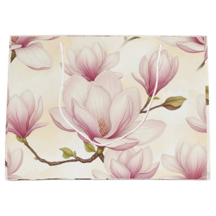 Bolsa De Regalo Grande Flores de Magnolia por Natasha Us