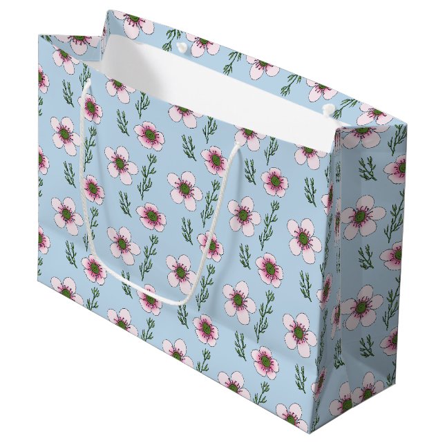 Bolsa De Regalo Grande Flores de Manuka (Angulo Anverso)