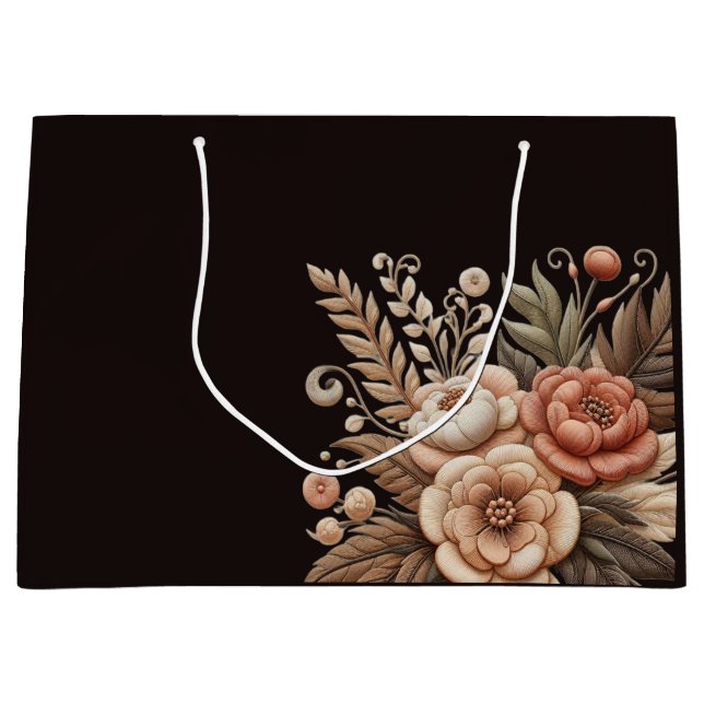 Bolsa De Regalo Grande Flores del país occidental (Anverso)