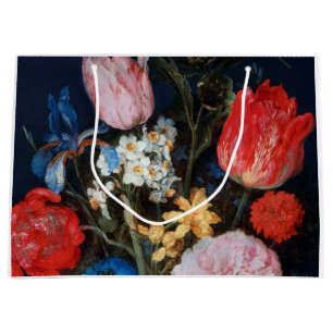 Bolsa De Regalo Grande Flores en un barco de vidrio, Jan Brueghel el anci