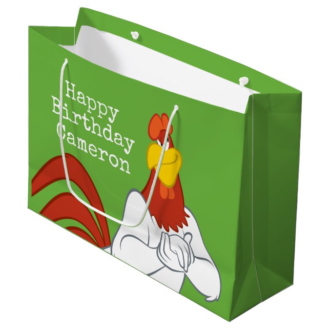Bolsa De Regalo Grande Foghorn Leghorn | Ilustración maliciosa (Angulo Anverso)