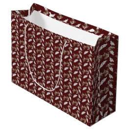 Bolsa De Regalo Grande Folhas de Outono