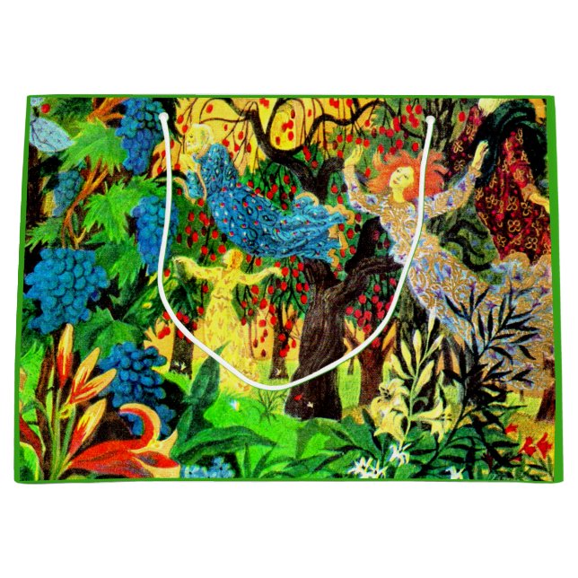 Bolsa De Regalo Grande folk de hadas en el bosque (Anverso)