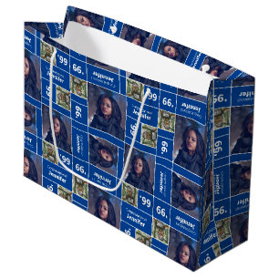 Bolsa De Regalo Grande Foto cuadrada de graduación año de la promoción az
