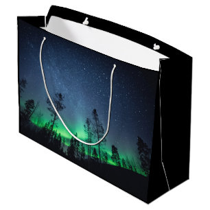 Bolsa De Regalo Grande Foto de Astro del Bosque de Aurora