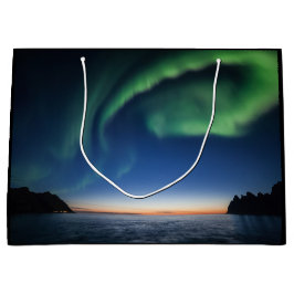 Bolsa De Regalo Grande Foto de la naturaleza de las luces del norte