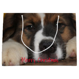 Bolsa De Regalo Grande Fotografía de perro mascota