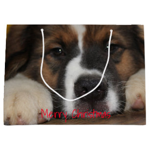 Bolsa De Regalo Grande Fotografía de perro mascota