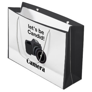 Bolsa De Regalo Grande Fotógrafo de Cámara Cándida
