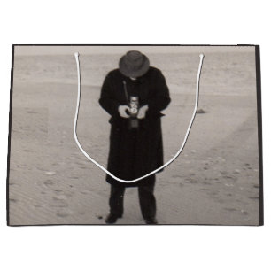 Bolsa De Regalo Grande Fotógrafo de la playa de los años 1940