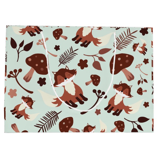 Bolsa De Regalo Grande Fox caprichosa (Reverso)