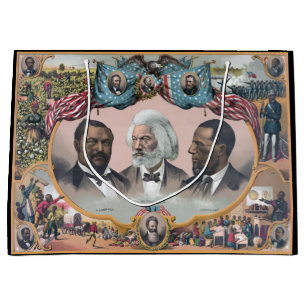 Bolsa De Regalo Grande Fr3d3rick Bailey Douglass con negro abolicionista
