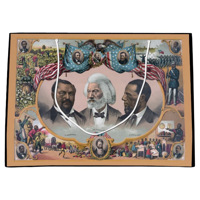 Bolsa De Regalo Grande Fr3d3rick Bailey Douglass con negro abolicionista