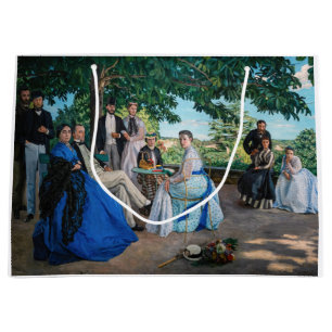 Bolsa De Regalo Grande Frederic Bazille - La Reunión Familiar
