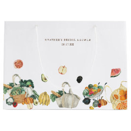 Bolsa De Regalo Grande Fresco De La Ducha De Novias Del Mercado