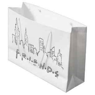 Bolsa De Regalo Grande FRIENDS™ Silueta de la Ciudad de Nueva York