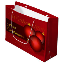 Bolsa De Regalo Grande Frohe Weihnachten