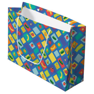Bolsa De Regalo Grande Frutas y Verduras para Niños