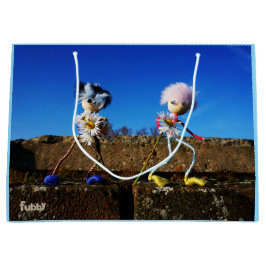 Bolsa De Regalo Grande Fubby's die elkaars Valentijn zijn.