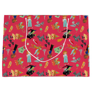 Bolsa De Regalo Grande Fun Wizard of Oz on red children's design