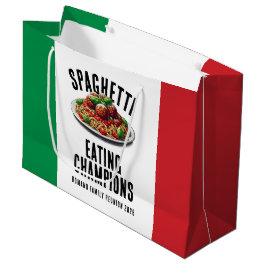 Bolsa De Regalo Grande Funny Spaghetti Eating Champions Family Reunion