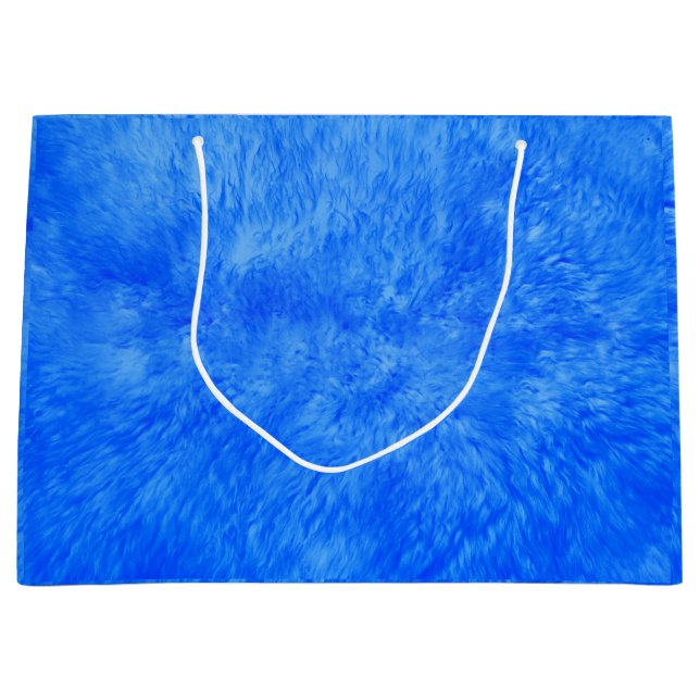 Bolsa de regalo grande Fur Azul Frenzy (Anverso)