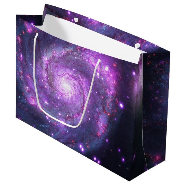 Bolsa De Regalo Grande Galaxia con remolinos (Angulo Anverso)