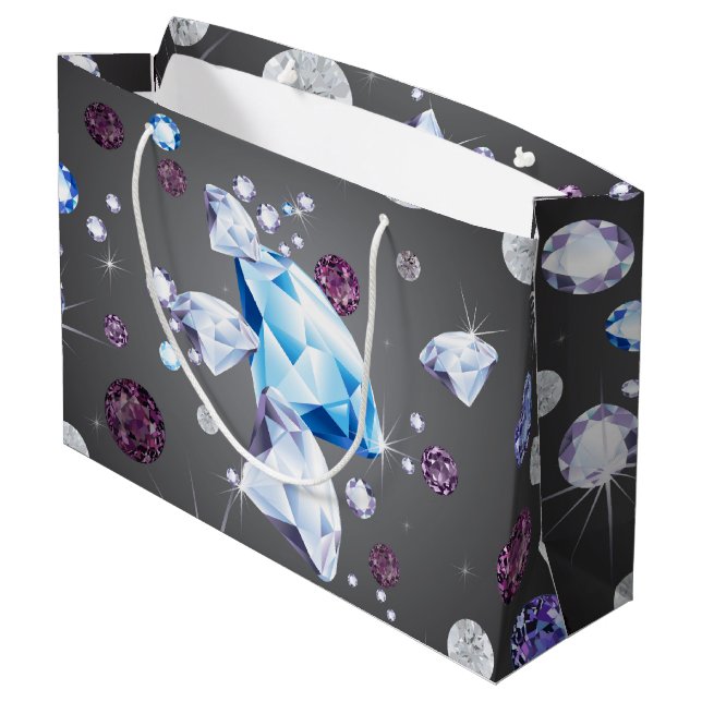 Bolsa De Regalo Grande Galaxia Diamante 5 (Angulo reverso)