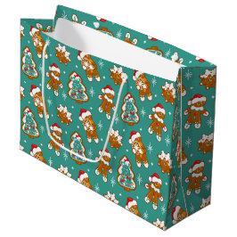 Bolsa De Regalo Grande Galletas de jengibre de Navidad