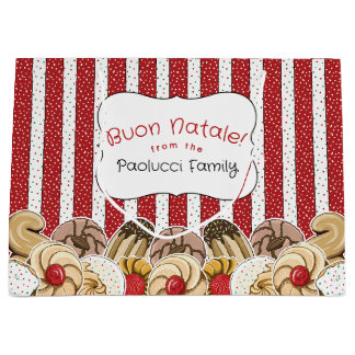 Bolsa De Regalo Grande Galletas Italianas Lindas de Fiesta