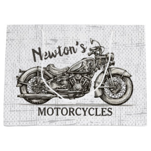 Bolsa De Regalo Grande Garaje para motociclistas con nombre personalizado