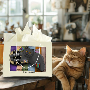 Bolsa De Regalo Grande Gato British Shorthair Sandalias Listo para la Pla