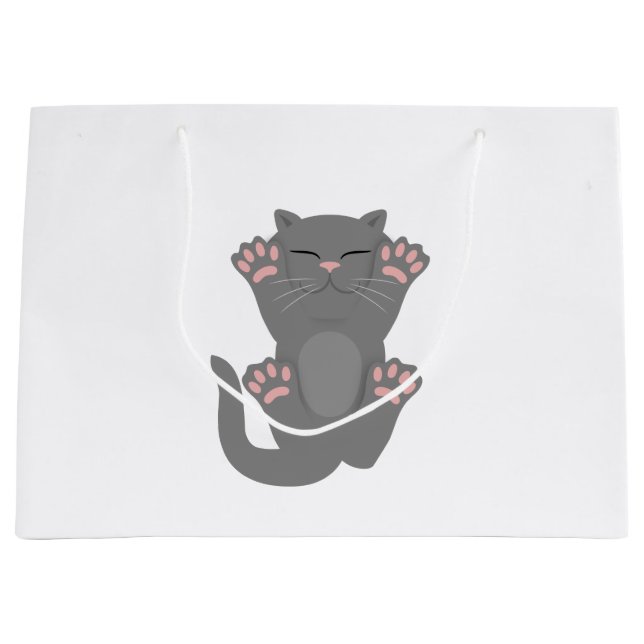 Bolsa De Regalo Grande Gato durmiendo (Anverso)
