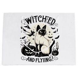 Bolsa De Regalo Grande Gato siamés Magia: Bewitado y libre