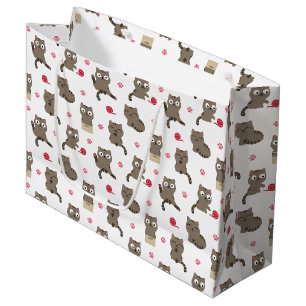 Bolsa De Regalo Grande Gatos
