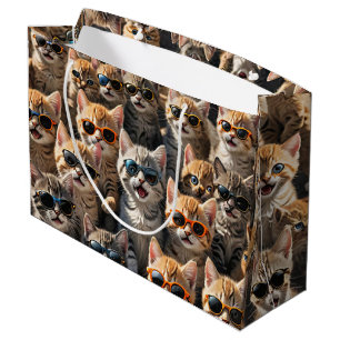 Bolsa De Regalo Grande Gatos Guay con gafas de sol