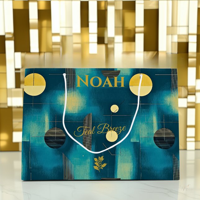 Bolsa de regalo grande geométrica Brisa Amarilla y (Subido por el creador)