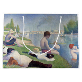 Bolsa De Regalo Grande Georges Seurat — Bathers at Asnieres