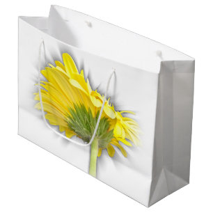 Bolsa De Regalo Grande gerbera daisy amarillo
