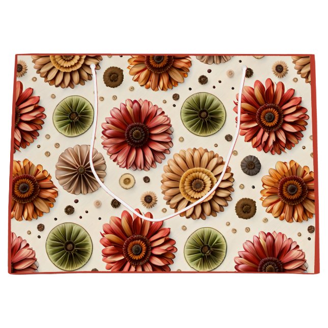 Bolsa De Regalo Grande Gerbera Galore (Anverso)