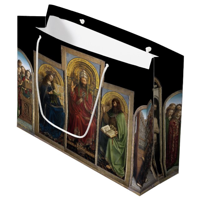 Bolsa De Regalo Grande Ghent Altarpiece, Hermanos Van Eyck (Angulo Anverso)
