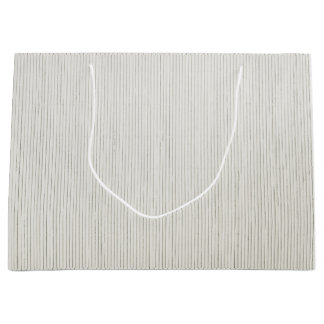 BOLSA DE REGALO GRANDE GIFT BAG GRY AND WHITE STRIPES