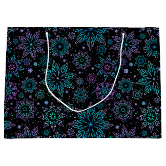Bolsa De Regalo Grande Gift bag "Snowflakes"